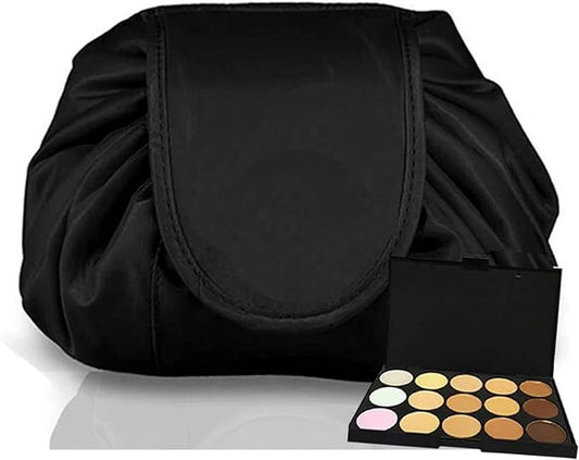 Drawstring Makeup Bag Cosmetics Makeup Pouch Storage Organiser for Women & Girls